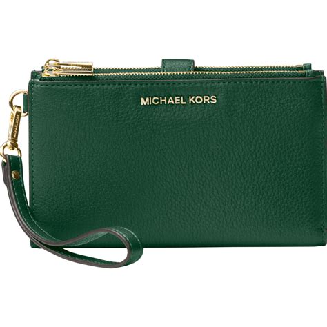 michael kors green wristlet|michael kors wristlet outlet.